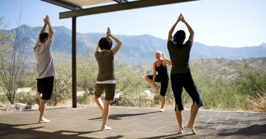 Wise Men and Women Do Yoga at Miraval Spa!
